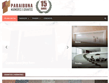 Tablet Screenshot of granitaria.com.br